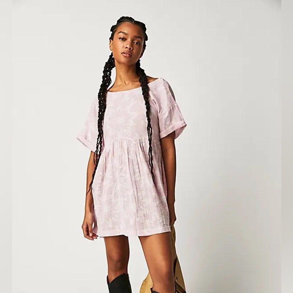 Belezza Printed Babydoll Dress By - Pink
Combo